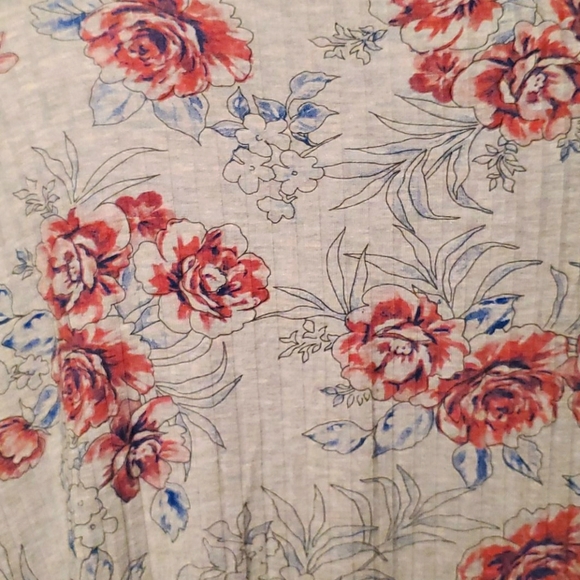 LuLaRoe  Flower Pattern Sarah Cardigan Lg - Picture 3 of 5